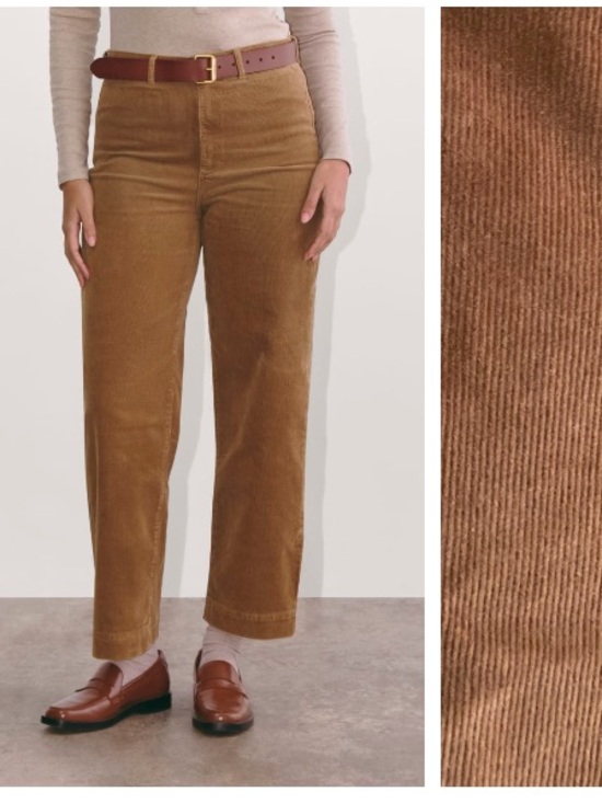 Everlane Pants - Everlane The Sailor Pant in Toasted Coconut Brown Corduroy 6